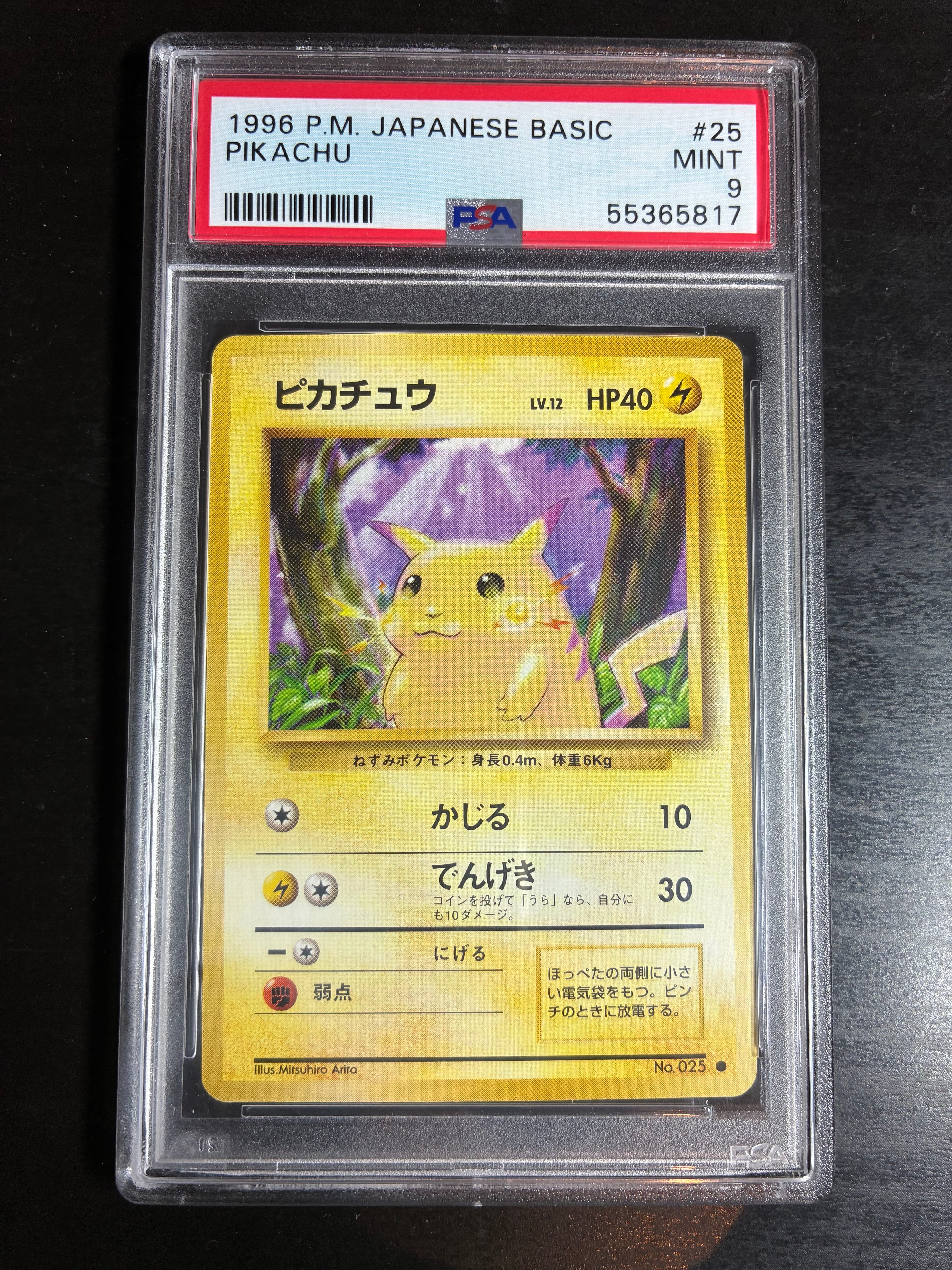 ピカチュウ ● : 旧裏 [PMCG1-2](拡張パック「ポケットモンスター カードゲーム」再販)