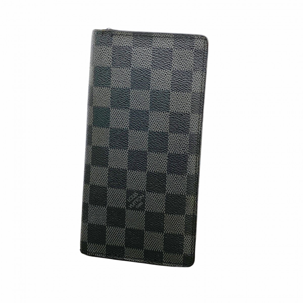 【6ec2019-k】ルイヴィトン 長財布 ダミエ・グラフィット ポルトフォイユブラザ N62665 ブラック【中古】メンズ