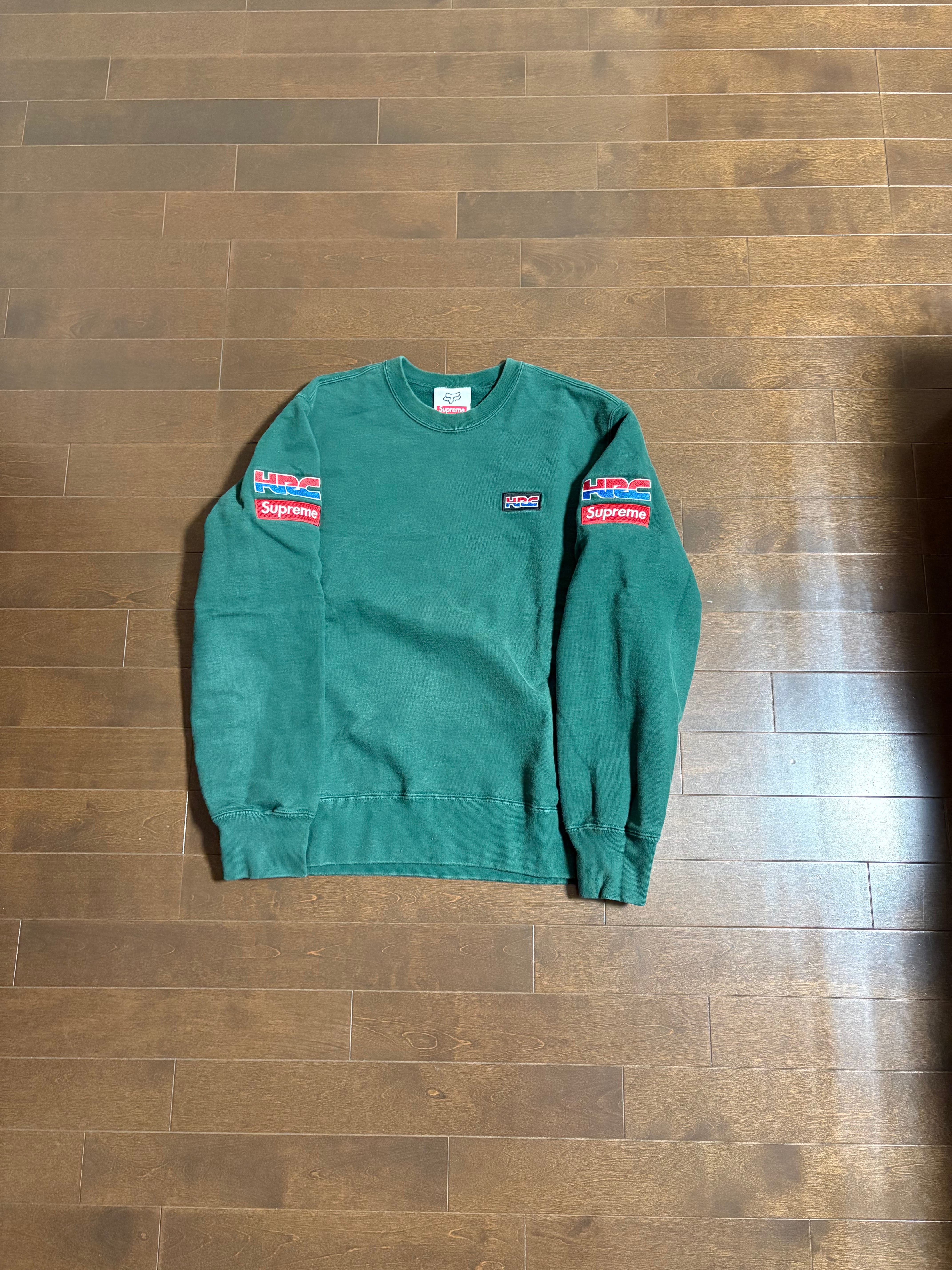 Supreme / Honda / Fox Racing Crewneck "Green"