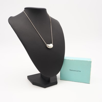 TIFFANY&Co. ティファニー エルサ ペレッティ ビーン ネックレス SV925 - ネックレス シルバー シルバー レディース