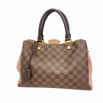 【6dd5468-k】ルイヴィトン ハンドバッグ ダミエ ブリタニ― N41674 マグノリア【中古】レディース
