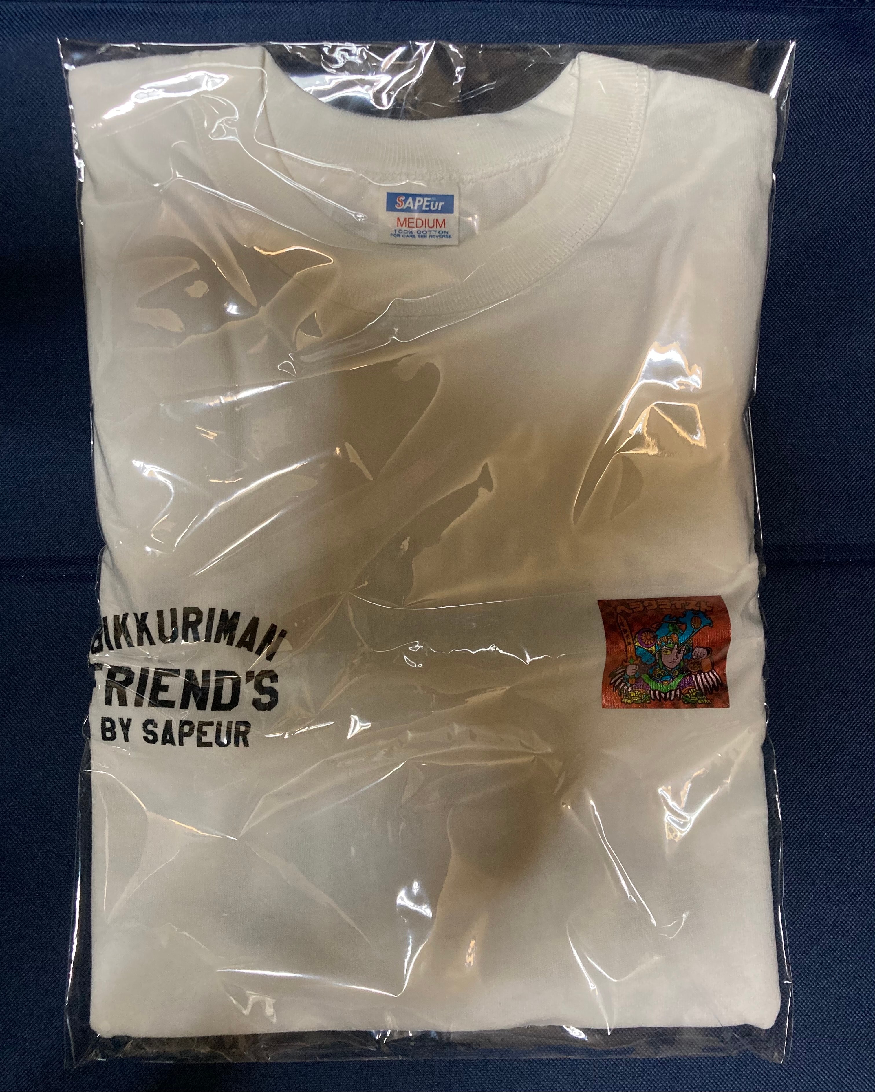 A (未使用に近い)】SAPEur x ビックリマン ロングTシャツ 白