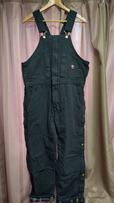 Supreme x Dickies Flannel Lined Overall "Black"