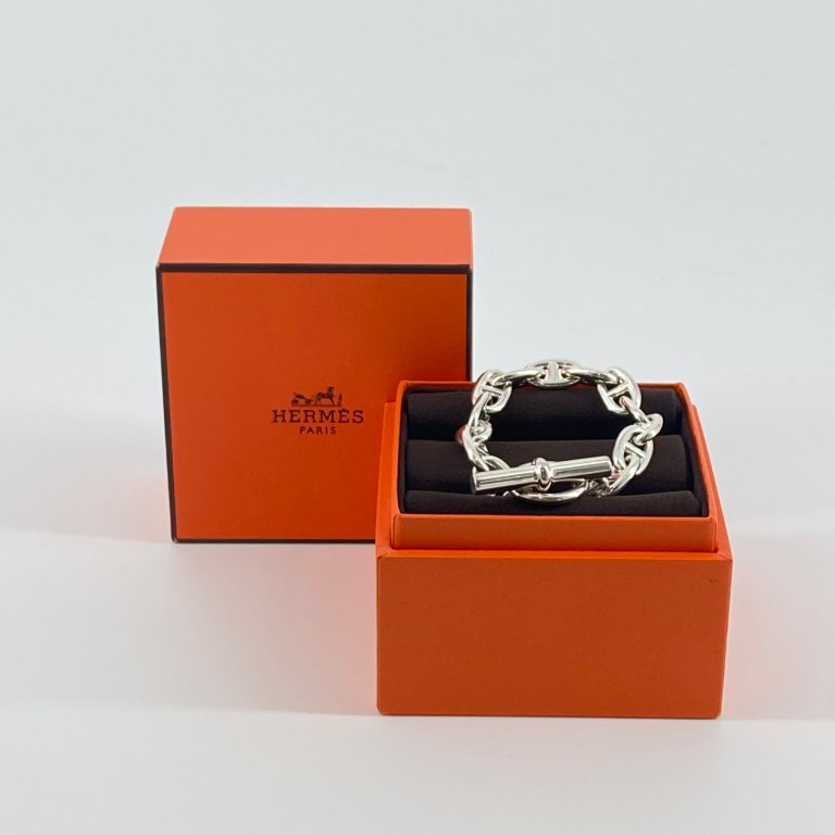 HERMES(エルメス) シェーヌダンクル MM 14コマ Ag925 ブレスレット シルバー