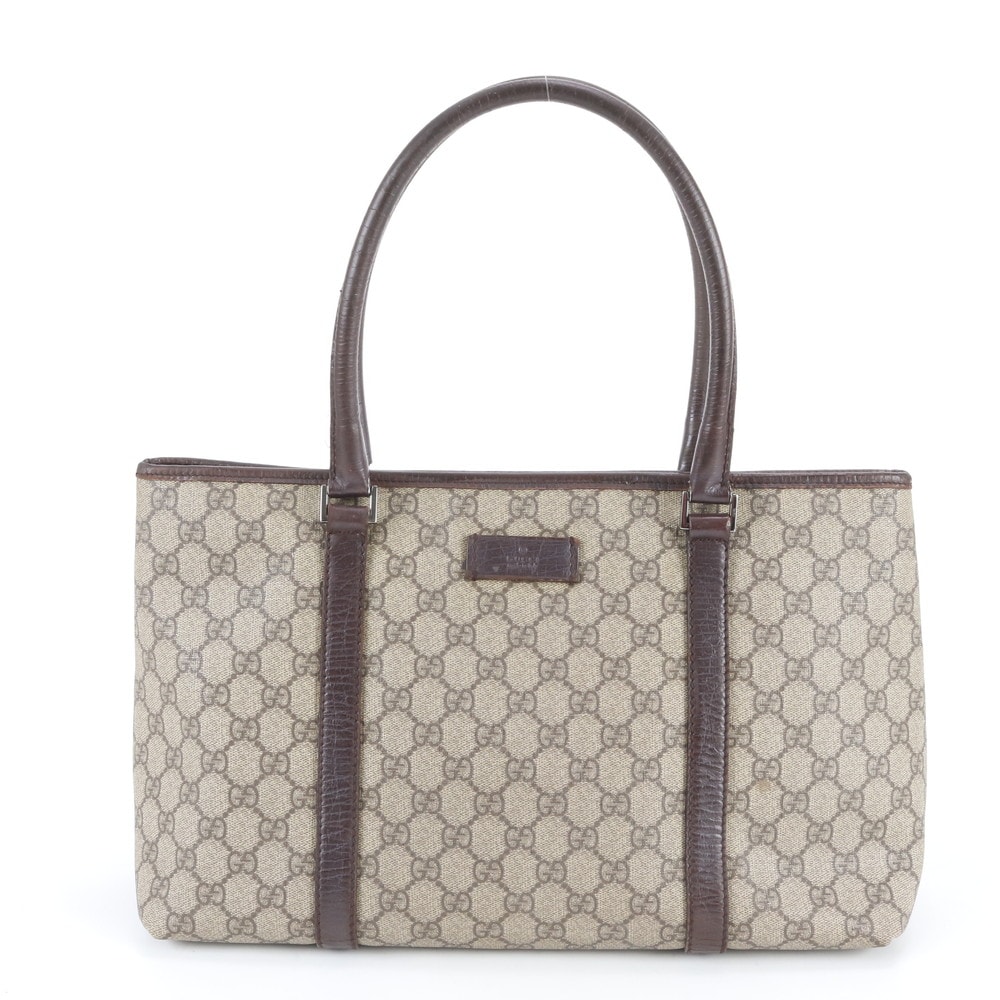 ■美品 グッチ GGスプリーム 114595 トート バッグ