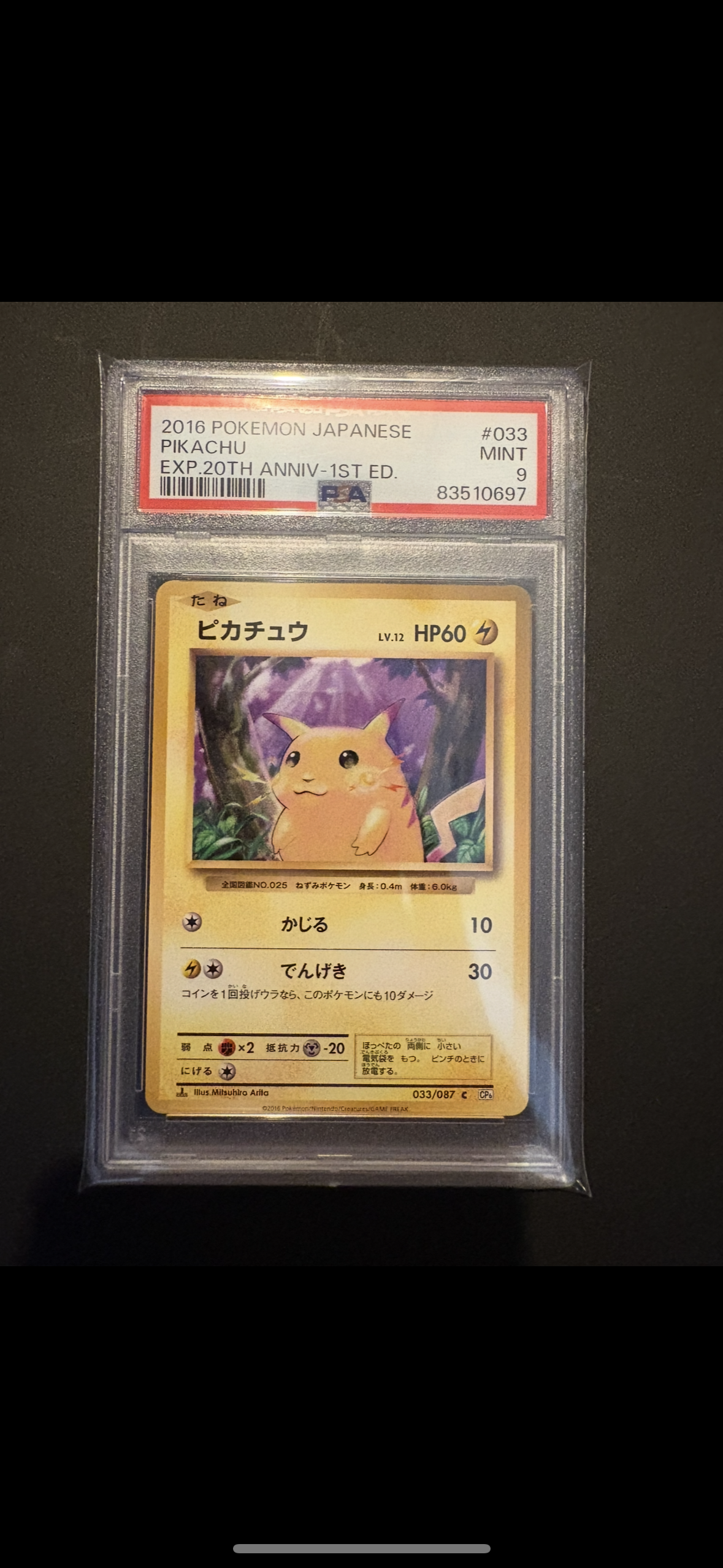 PSA10】ピカチュウ C :1ED [CP6 033/087](コンセプトパック