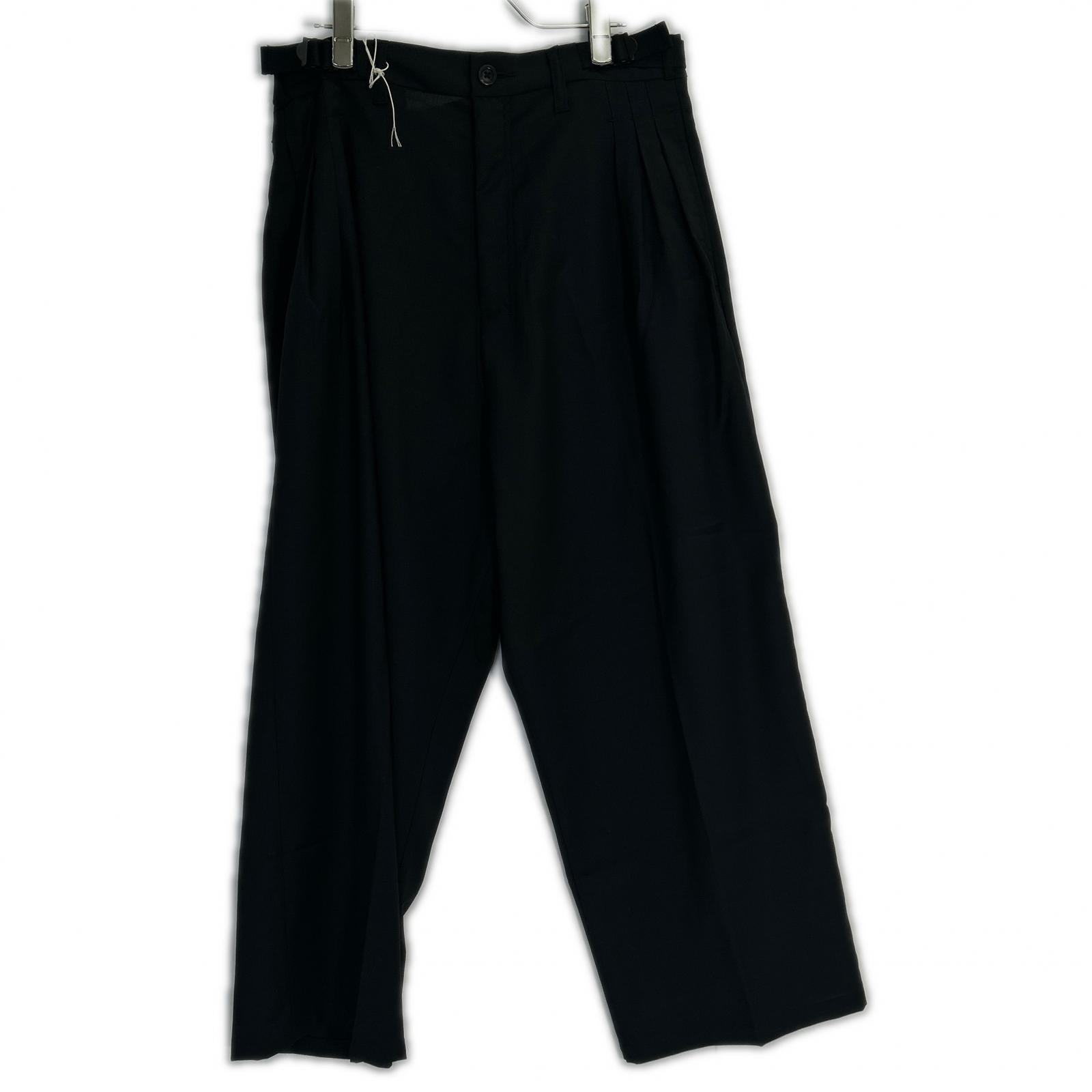 アンセルム 新品同様品 26SS ANC-PT108  ウール混 BELTED WOOL SLACKS/ベルテッドウールスラックス 2