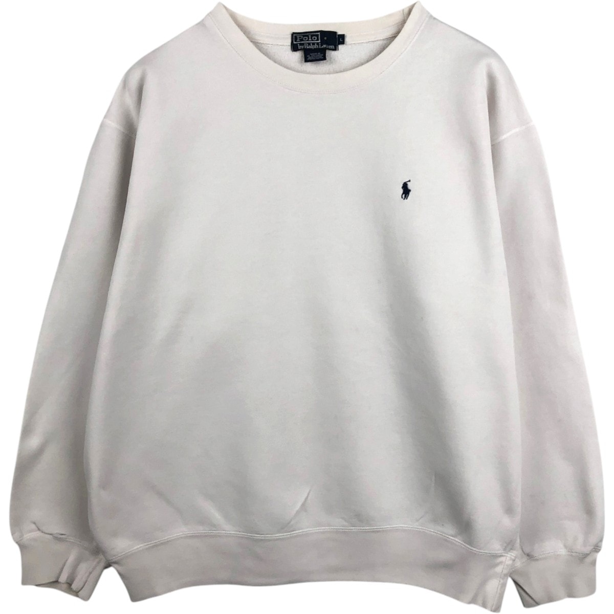 古着 ラルフローレン Ralph Lauren POLO by Ralph Lauren ワンポイントロゴスウェットシャツ トレーナー メンズL相当/eaa681596