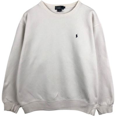 古着 ラルフローレン Ralph Lauren POLO by Ralph Lauren ワンポイントロゴスウェットシャツ トレーナー メンズL相当/eaa681596