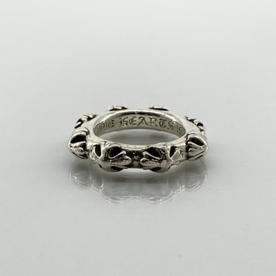 CHROME HEARTS(クロムハーツ) CROSS BAND クロスバンド SV925 リング・指輪 11.93g シルバー