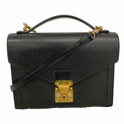 【6he5250】ルイヴィトン ハンドバッグ エピ モンソー 28 M52122 ノワール 2wayバッグ【中古】レディース