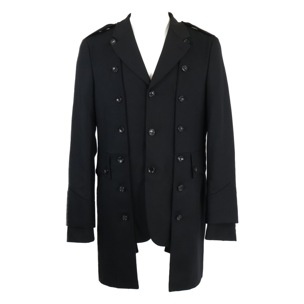 コムデギャルソンオムプリュス 【美品/25AW】PP-J042 ウールギャバジンxウール/ナイロン フラノジャケット M