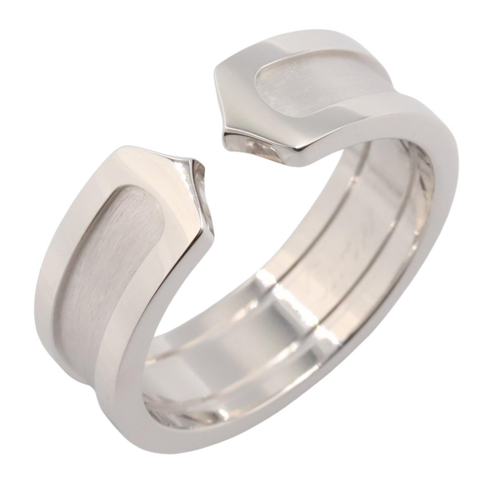 カルティエ CARTIER C2リング リング・指輪 ジュエリー K18WG(ホワイトゴールド) メンズ レディース シルバー系 【中古】