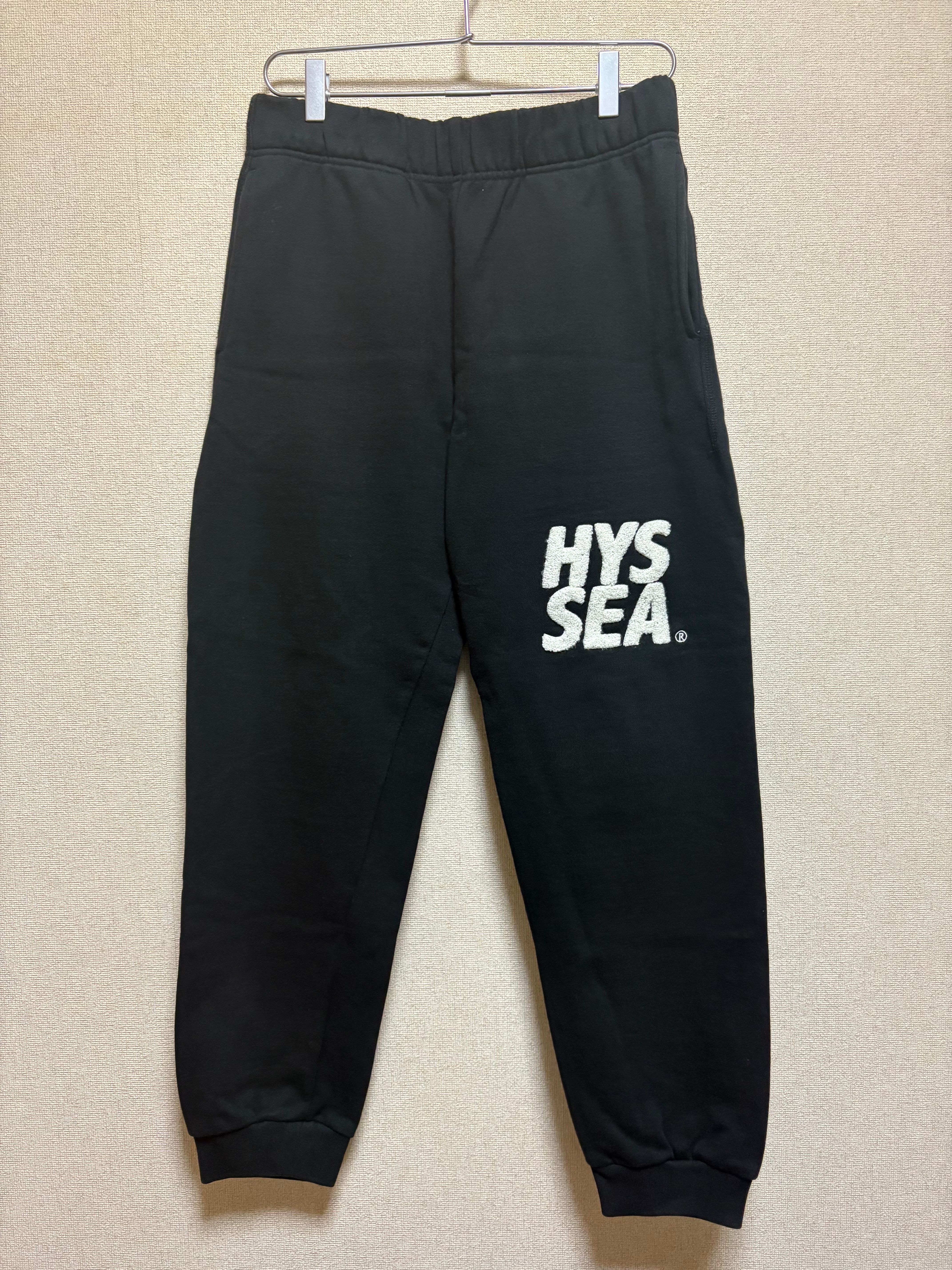 WIND AND SEA x HYSTERIC GLAMOUR Logo Sweat Pants "Black"