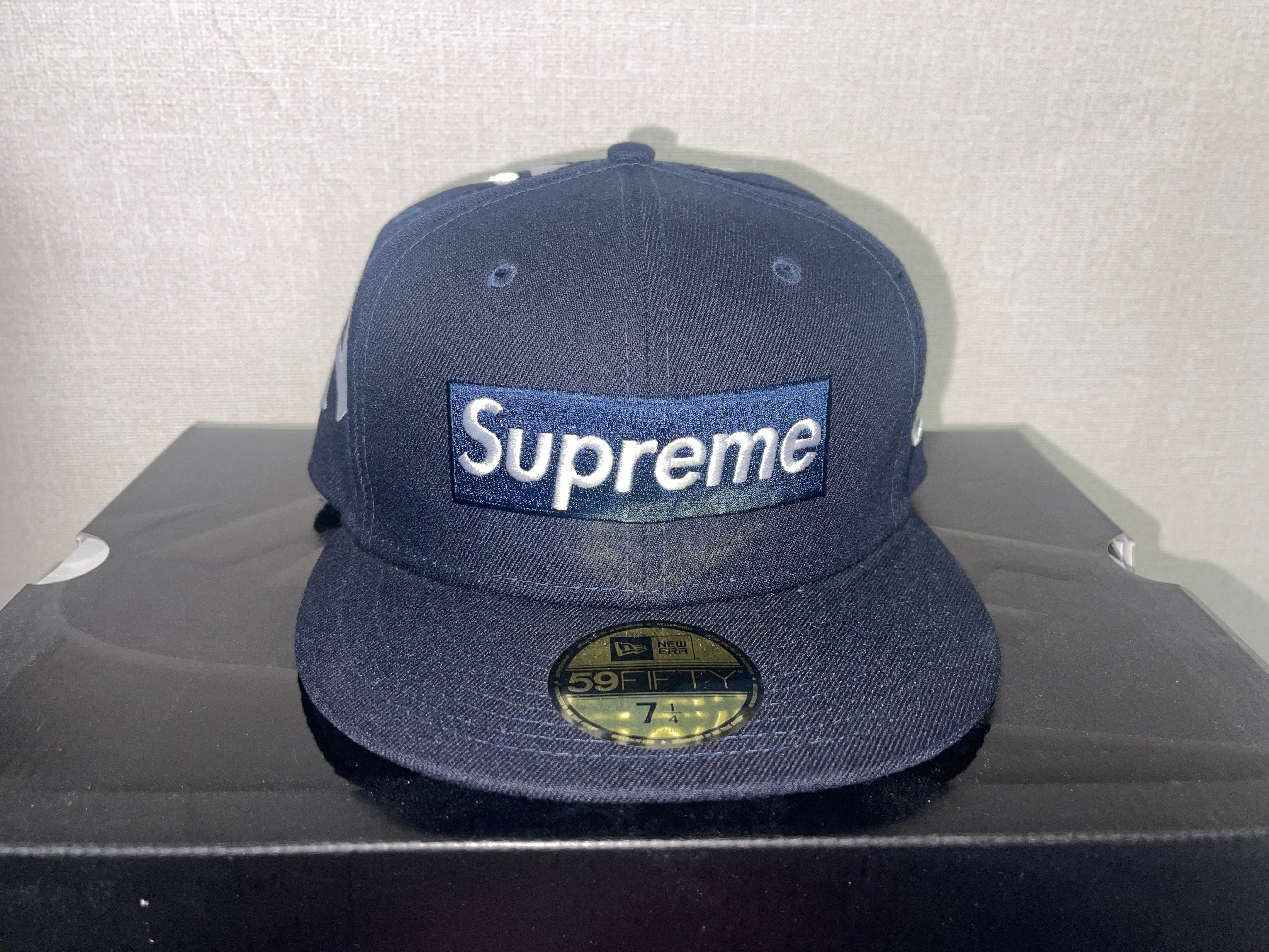 Supreme / New York Yankees Box Logo New Era "Navy"