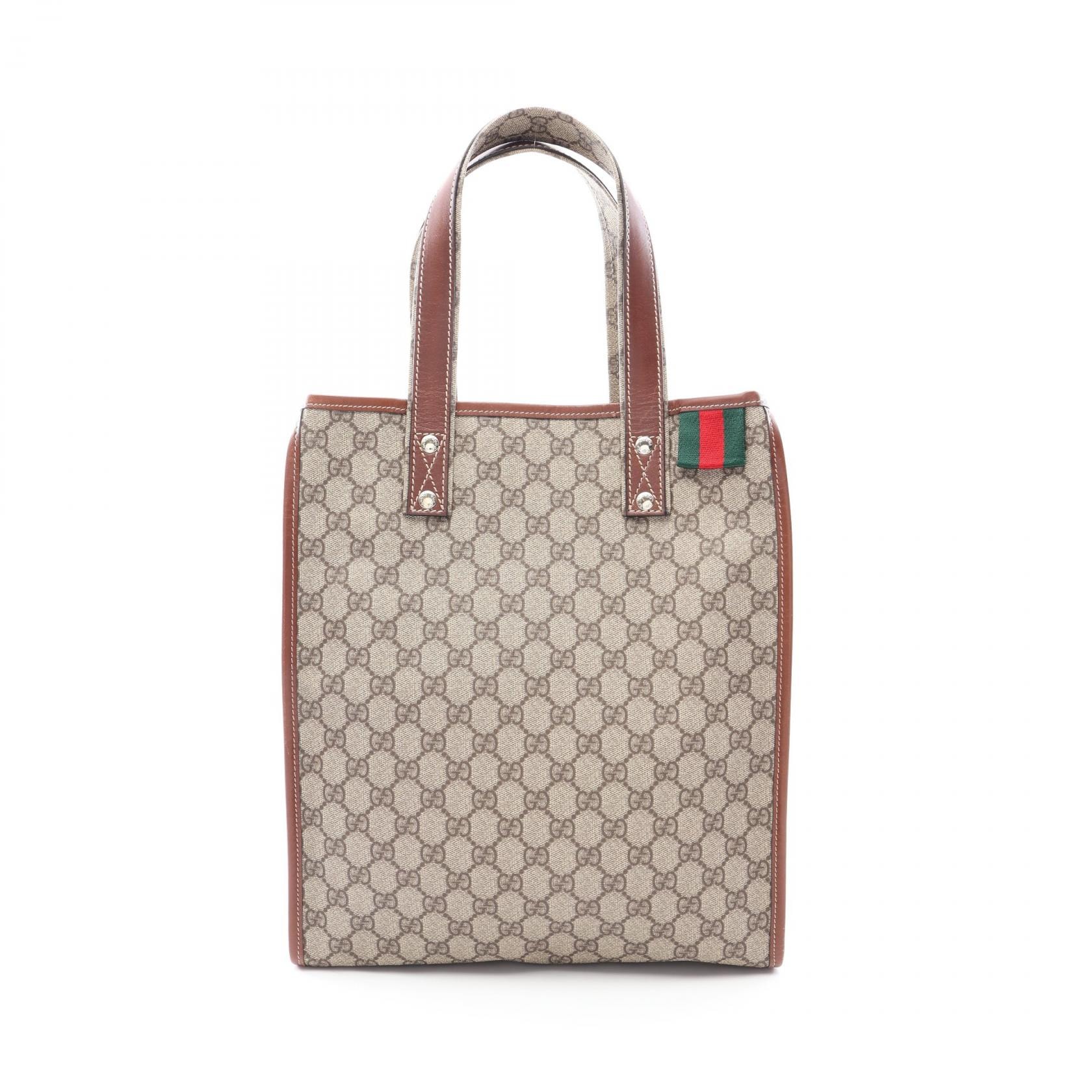 C (やや傷や汚れあり)】グッチ GUCCI GGプラス シェリーライン トート