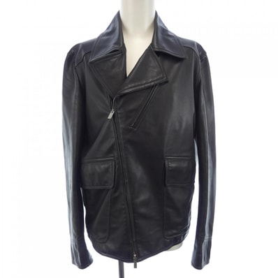 エルメス HERMES レザーライダースジャケット