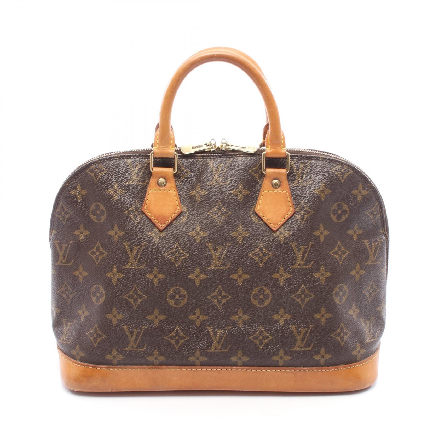ルイ・ヴィトン LOUIS VUITTON アルマPM ハンドバッグ バッグ PVCコーティングキャンバス レザー モノグラム レディース ブラウン系 M51130 【中古】