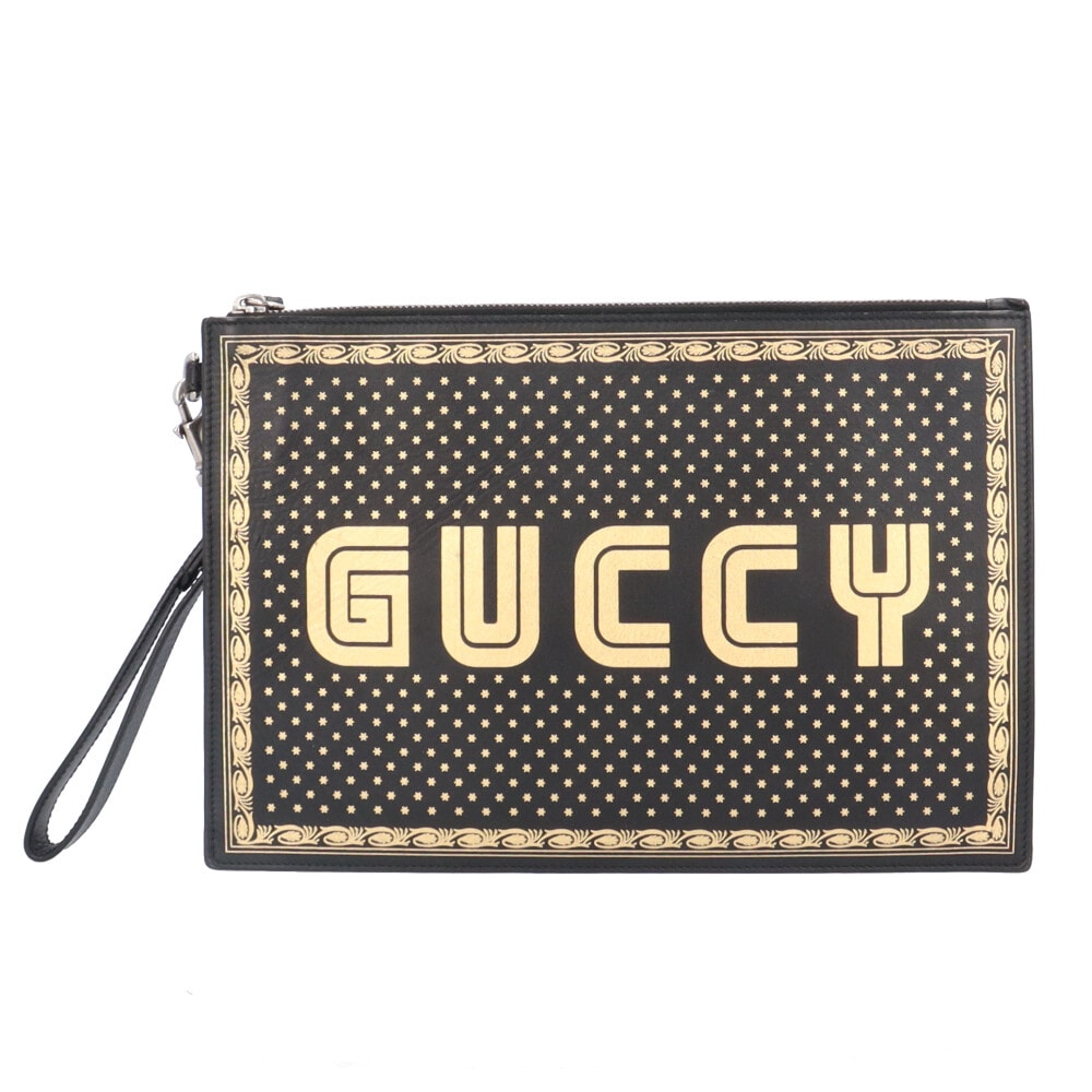 グッチ MAGNETISMO セガコラボ ハンドバッグ レザー 510489  ユニセックス GUCCI  中古
