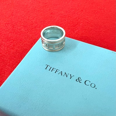 TIFFANY&Co. ティファニー ワイド アトラス リング シルバー925 リング・指輪 10号 シルバー
93914