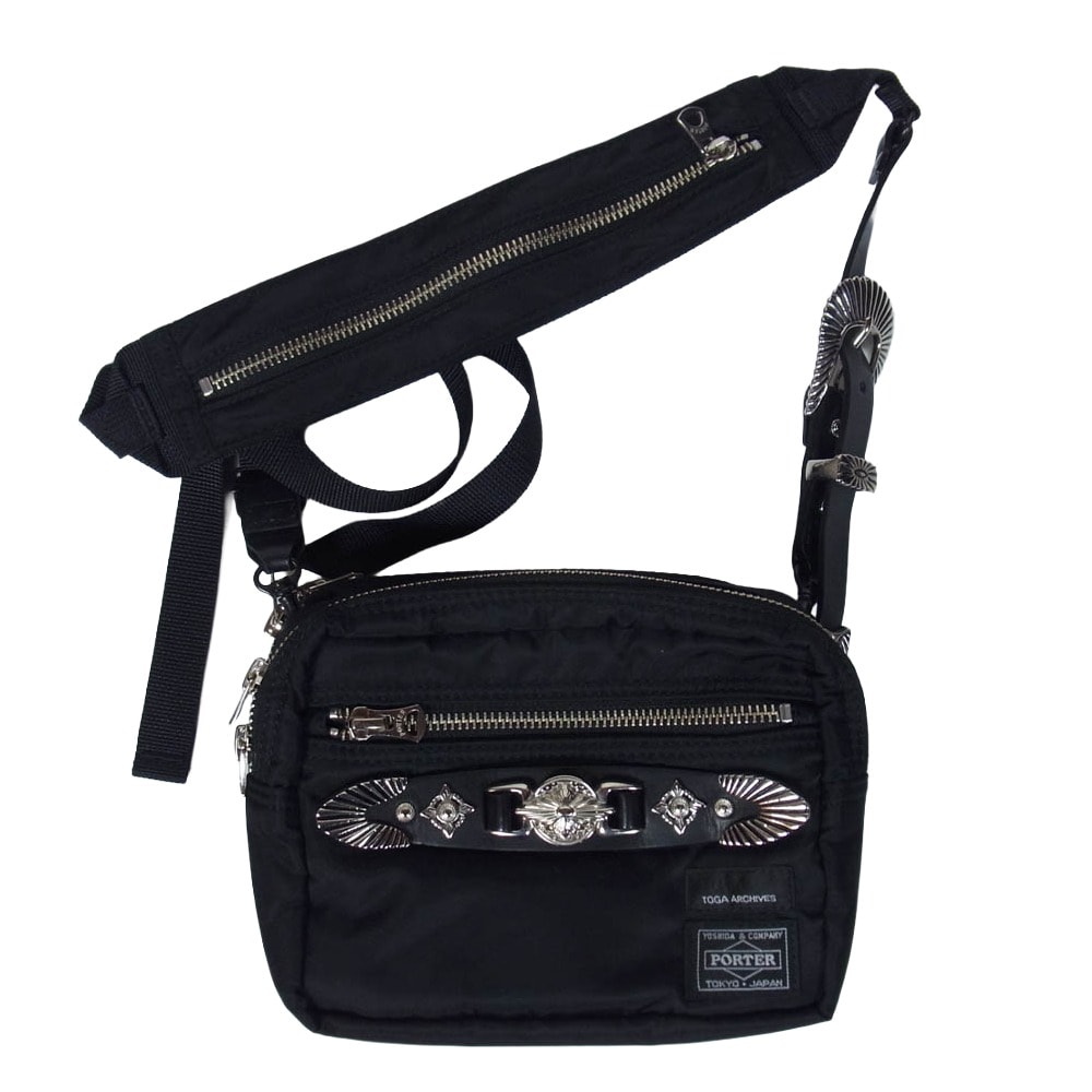 PORTER ポーター ショルダーバッグ 23SS Shoulder Hand Bag ショルダー ハンド バッグ ブラック系【中古】
