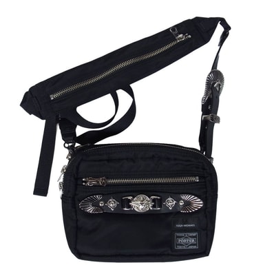 PORTER ポーター ショルダーバッグ 23SS Shoulder Hand Bag ショルダー ハンド バッグ ブラック系【中古】