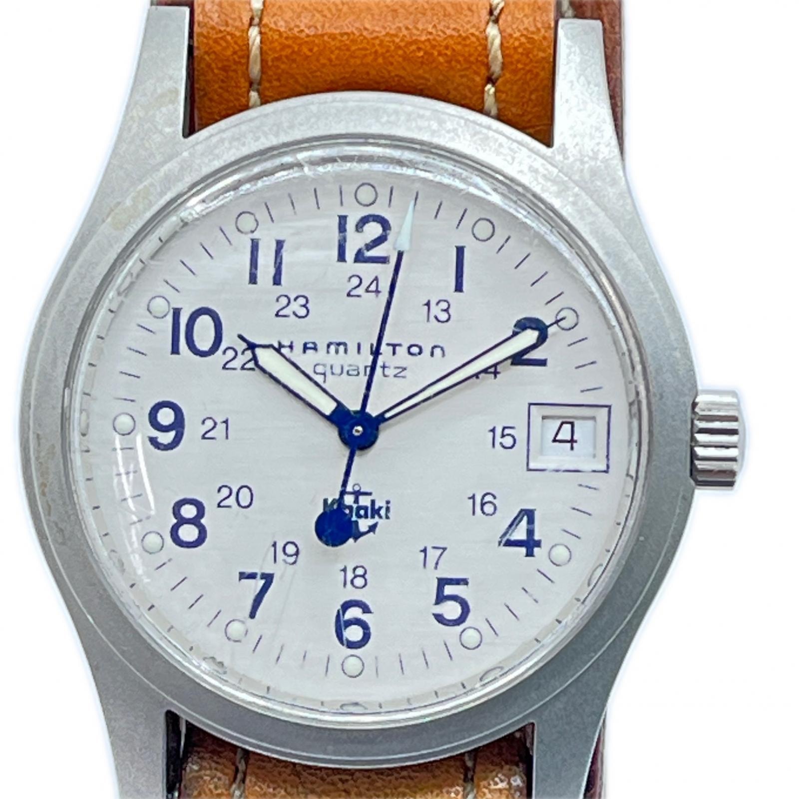 ◆◆HAMILTON ハミルトン 腕時計 替ベルト付 R8.3月電池交換済 9797