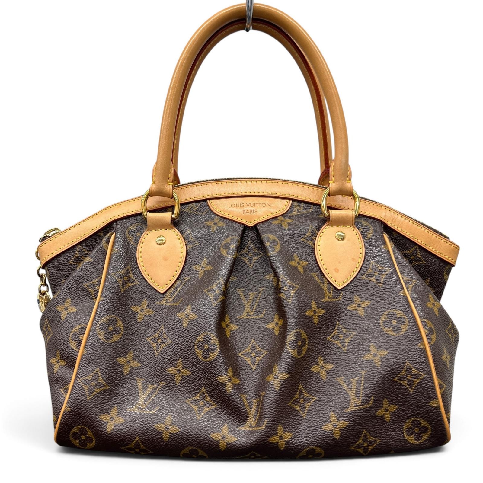 LOUIS VUITTON 美品 ルイヴィトン ティヴォリPM モノグラム ハンドバッグ ミニボストン M40143 PVC レザー VI4089 ブラウン 肩掛け Y2K ヴィトン LV ABランク 中古 鑑定済 ヴィトンバッグ