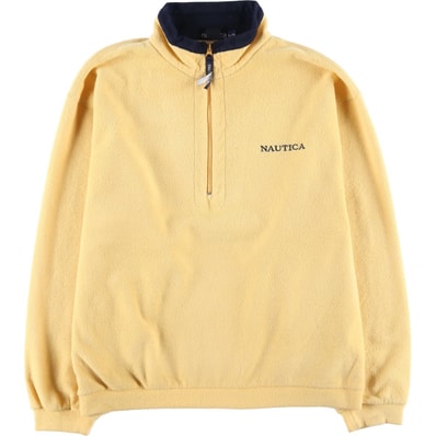 古着 90年代 ノーティカ NAUTICA ハーフジップ フリースプルオーバー メンズL相当 ヴィンテージ/eaa596534
