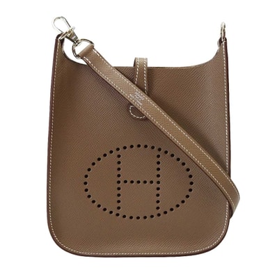 HERMES エルメス ショルダーバッグ エヴリン(エブリン) 16 TPM セリエ エトープ (エトゥープ) エプソン シルバー金具 K刻印 新品未使用