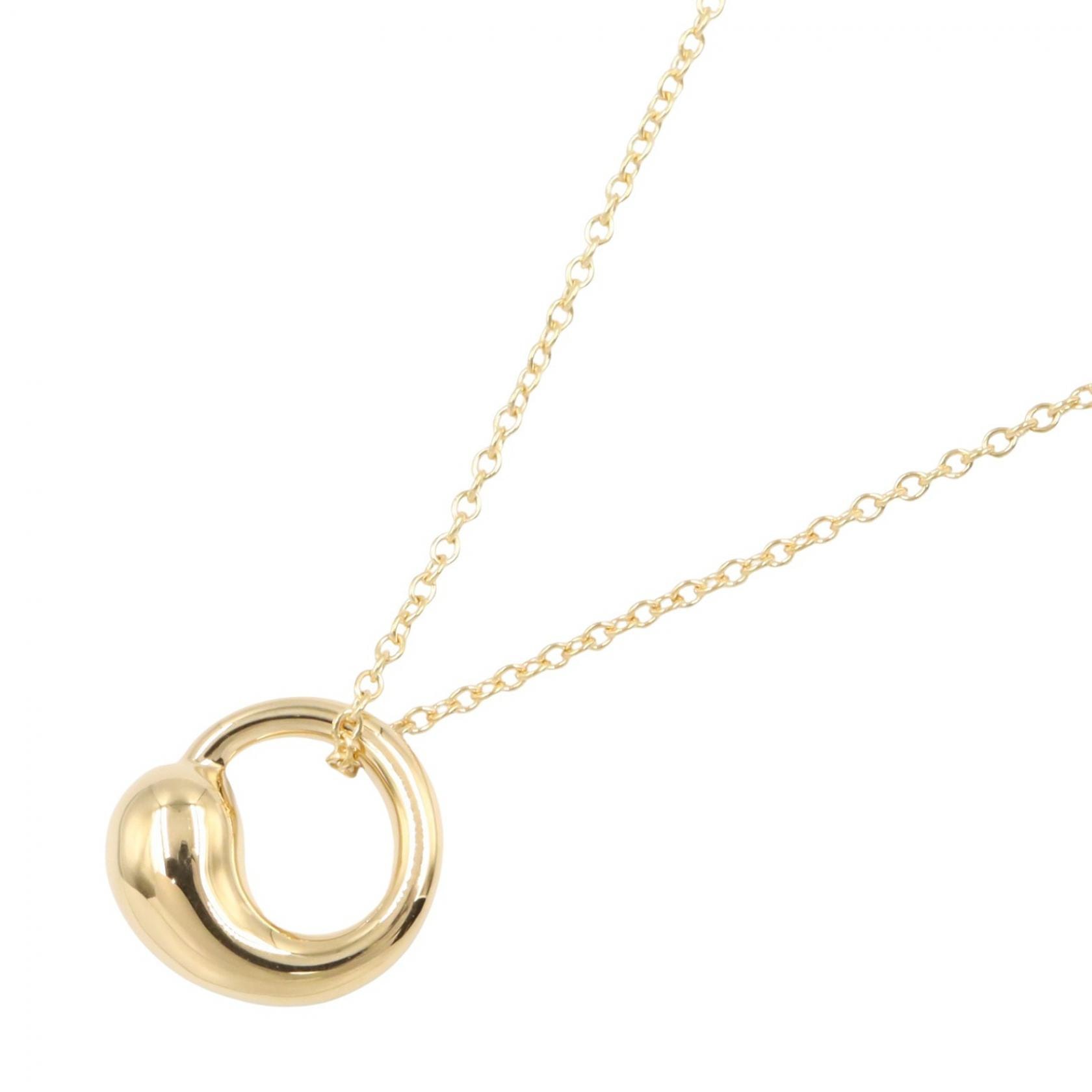 ティファニー TIFFANY&CO エターナルサークル ネックレス ネックレス ジュエリー K18(イエローゴールド) レディース ゴールド系 【中古】