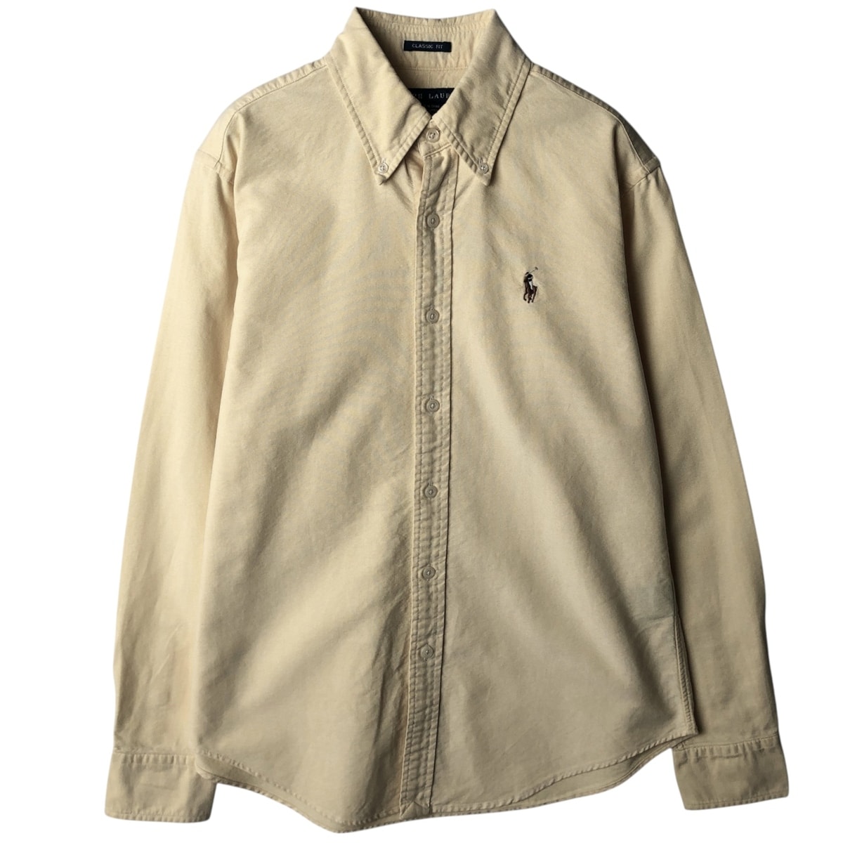 古着 ラルフローレン Ralph Lauren CLASSIC FIT クラシックフィット 長袖 ボタンダウンシャツ レディースM相当/eaa637794