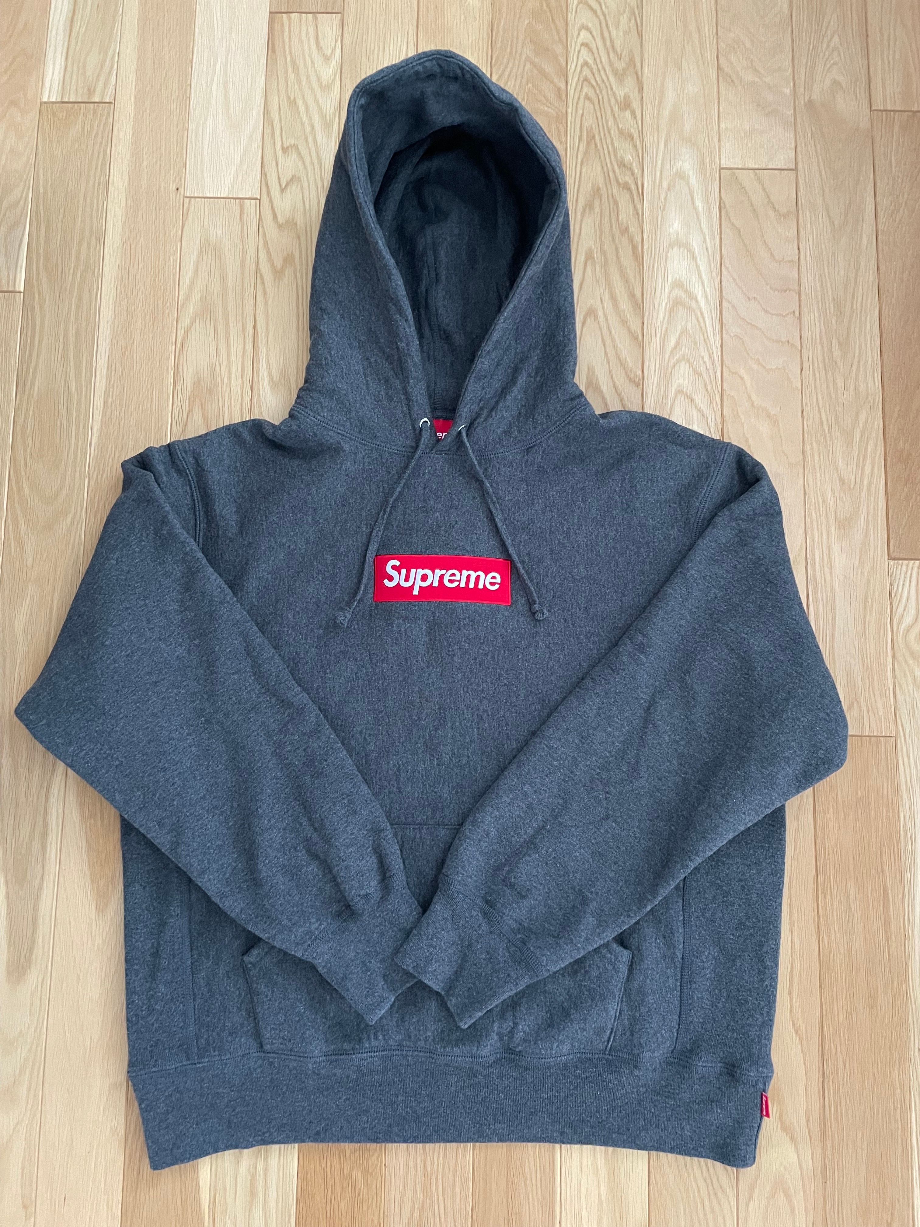 Supreme Box Logo Hooded Sweatshirt "Charcoal" (21FW)