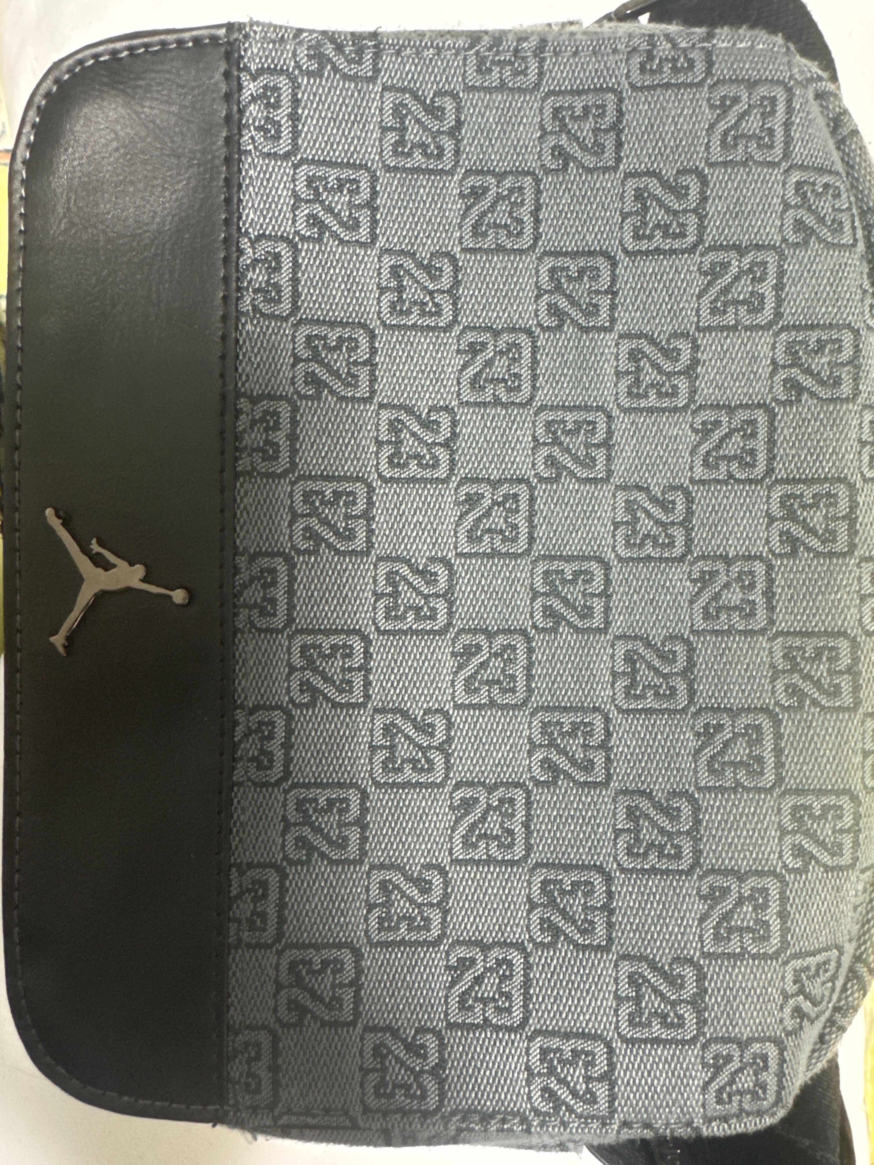 Nike Jordan Brand Monogram Mini Messenger Bag "Dark Smoke Grey"