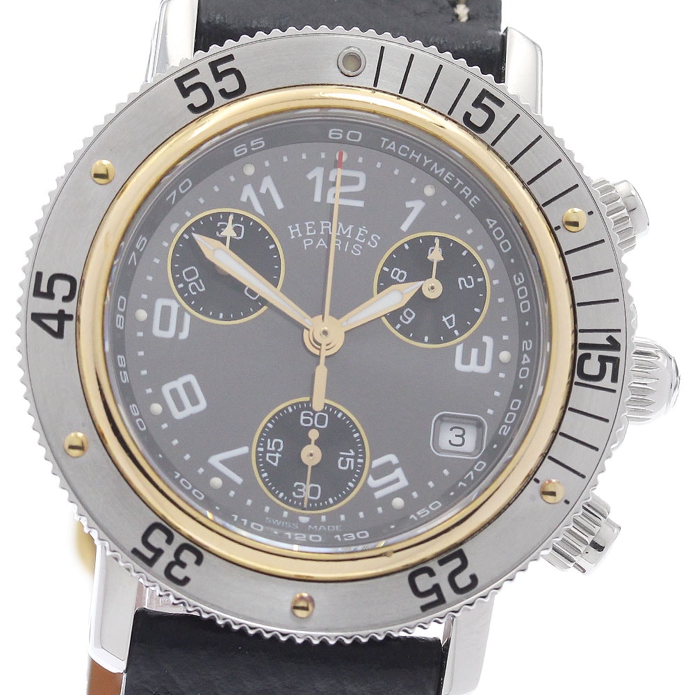 エルメス クリッパーダイバー CL2.320 レディース 【中古】