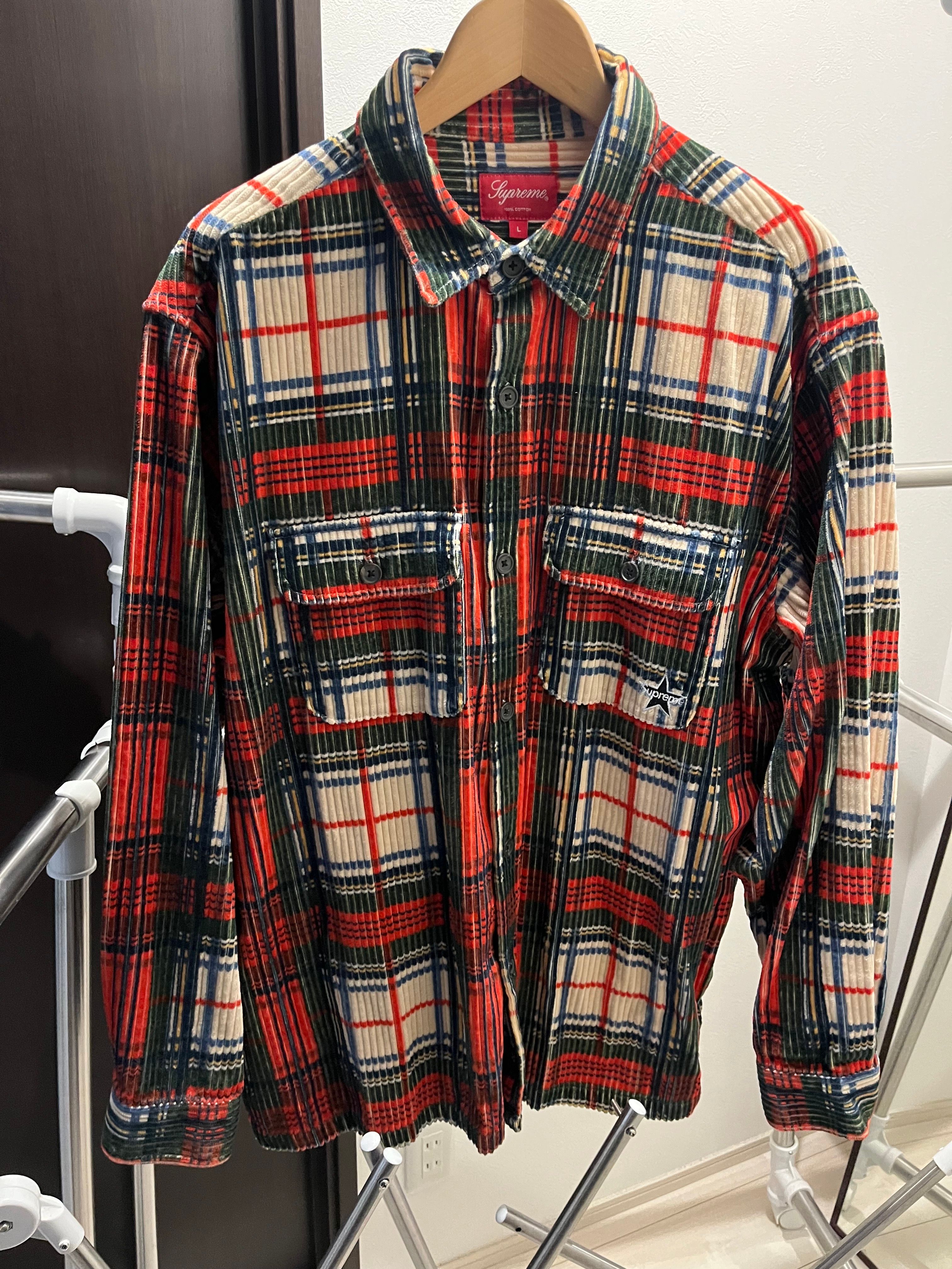 Supreme Corduroy Shirt "Plaid"