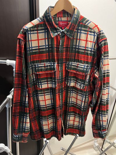 Supreme Corduroy Shirt "Plaid"