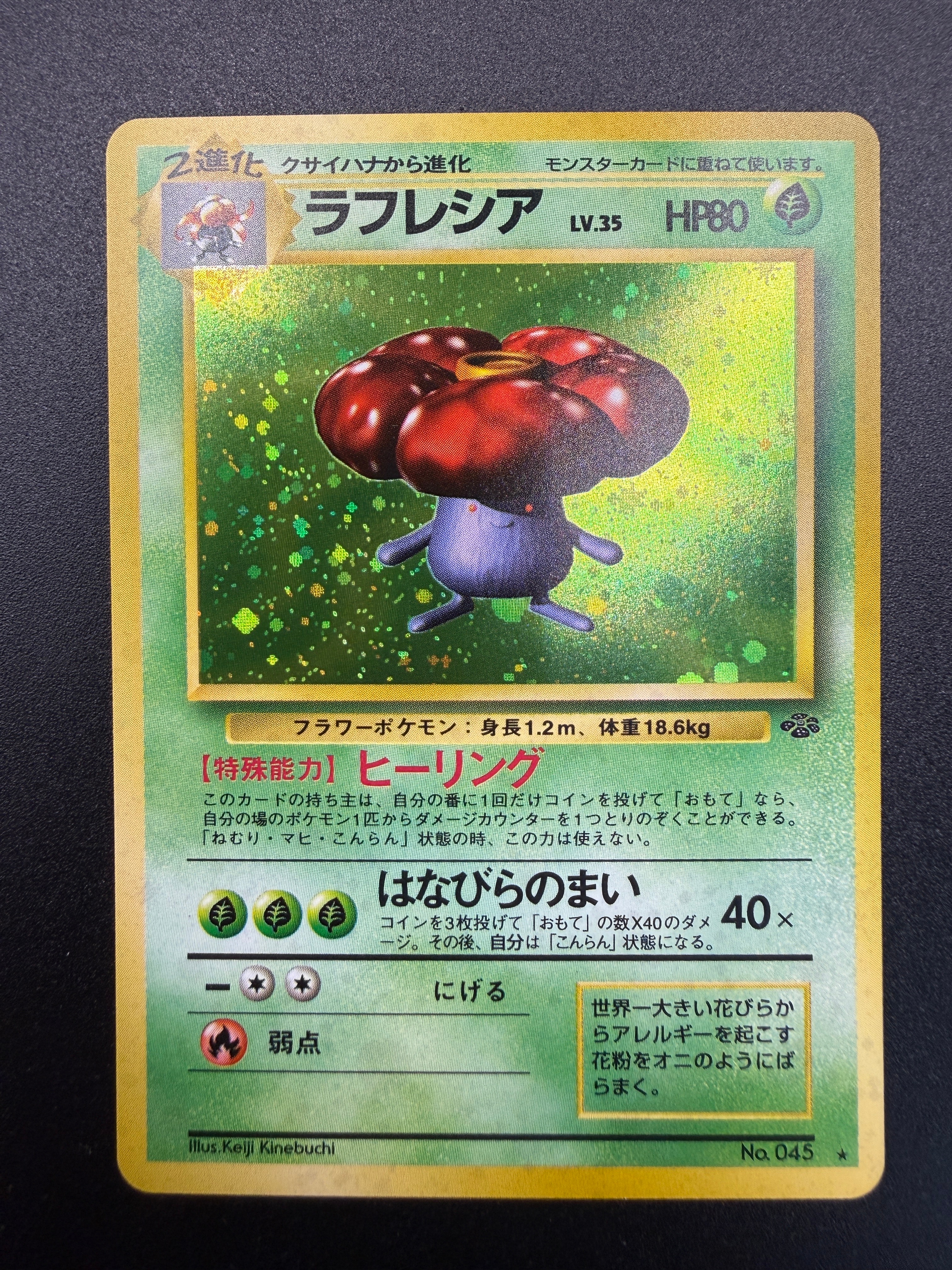 ラフレシア R: 旧裏 [PMCG2 No.045](拡張パック「ポケモンジャングル」)