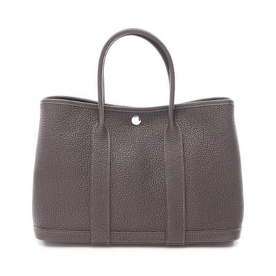 エルメス HERMES ガーデンパーティTPM トートバッグ バッグ レザー ネゴンダ ネゴンダ レディース ブラウン系 ベブラン 【中古】