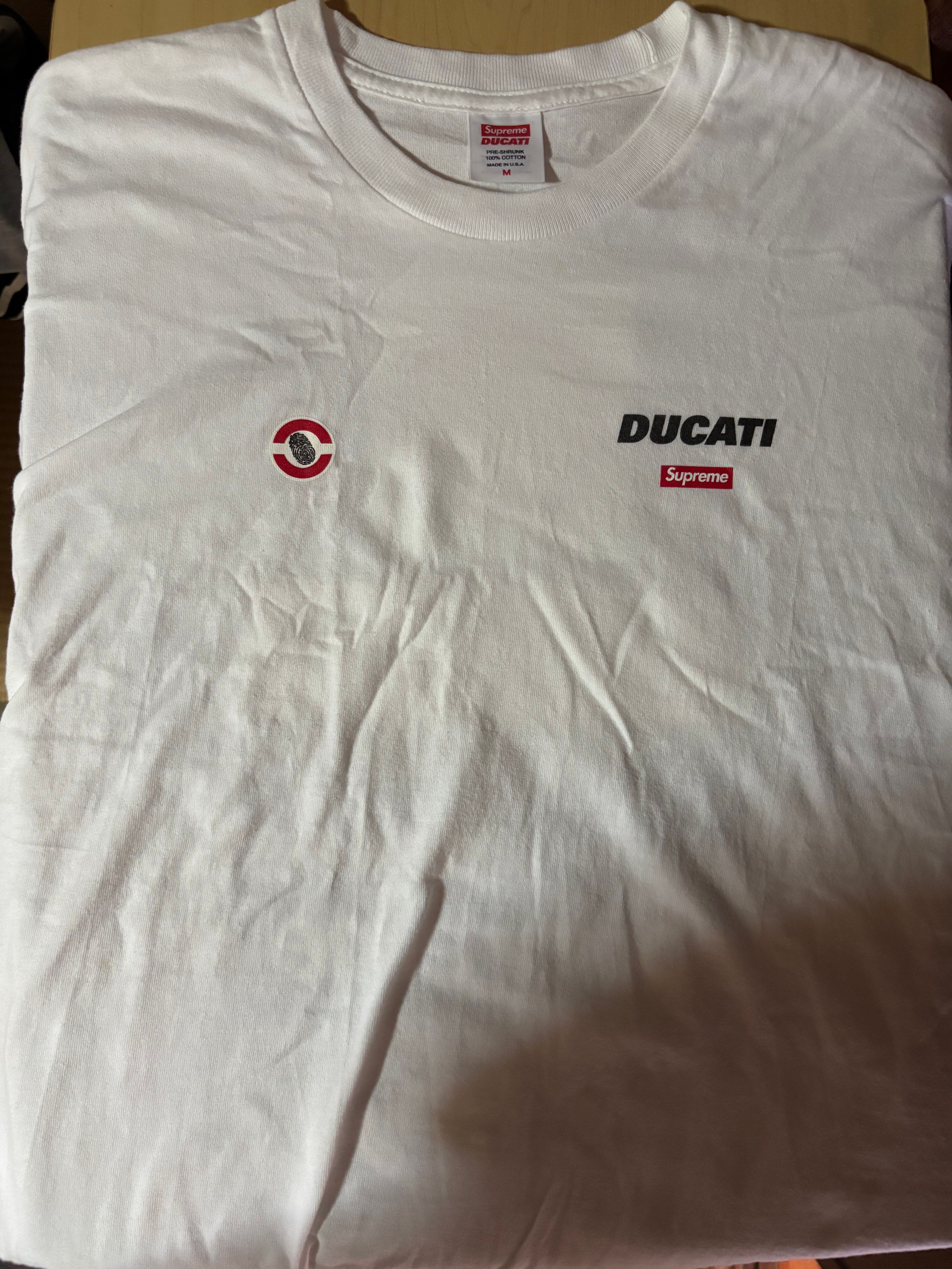 Supreme x Ducati Logos Tee "White"