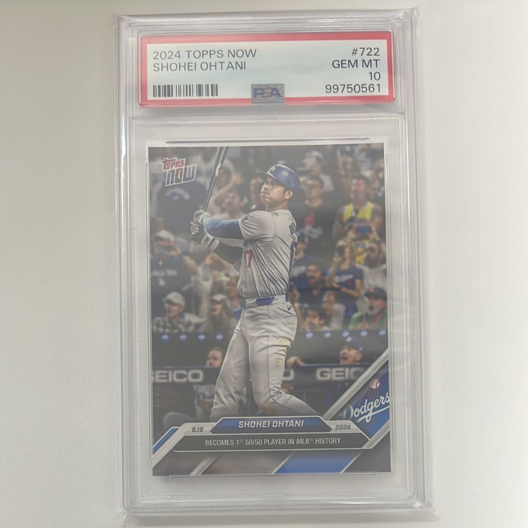 大谷翔平 [722](2024 MLB トップスナウカード「50/50 Club 9/19/24」)