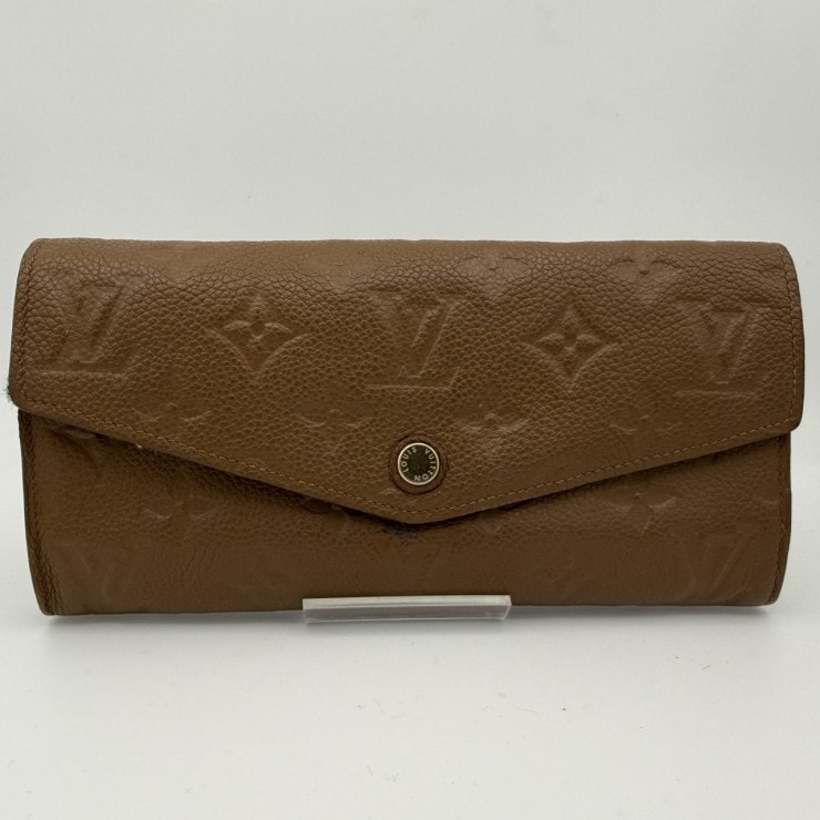 【4/23 11:00販売終了予定】LOUIS VUITTON(ルイ・ヴィトン)ポルトフォイユ・キュリユーズ モノグラム・アンプラント 長財布 ブラウン