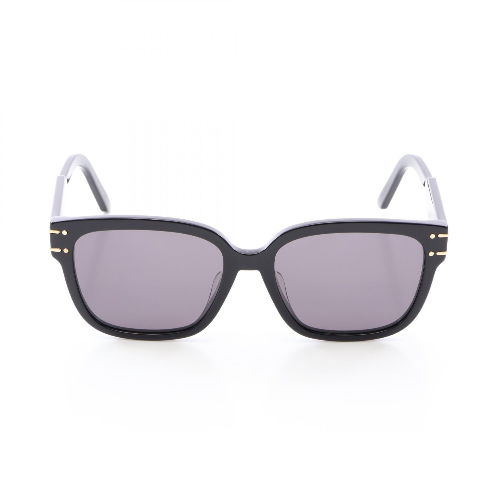 ディオール Dior DiorSignature サングラス 衣料品 プラスチック レディース ブラック系 【中古】