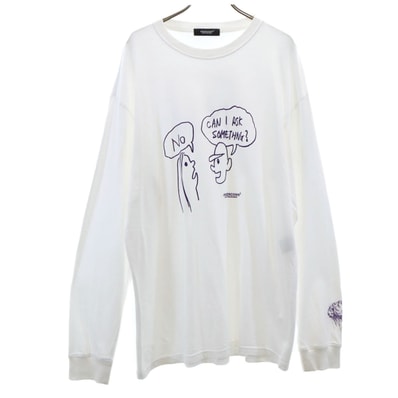 UNDERCOVER アンダーカバー 日本製 長袖 Tシャツ 4 ホワイト ロンT