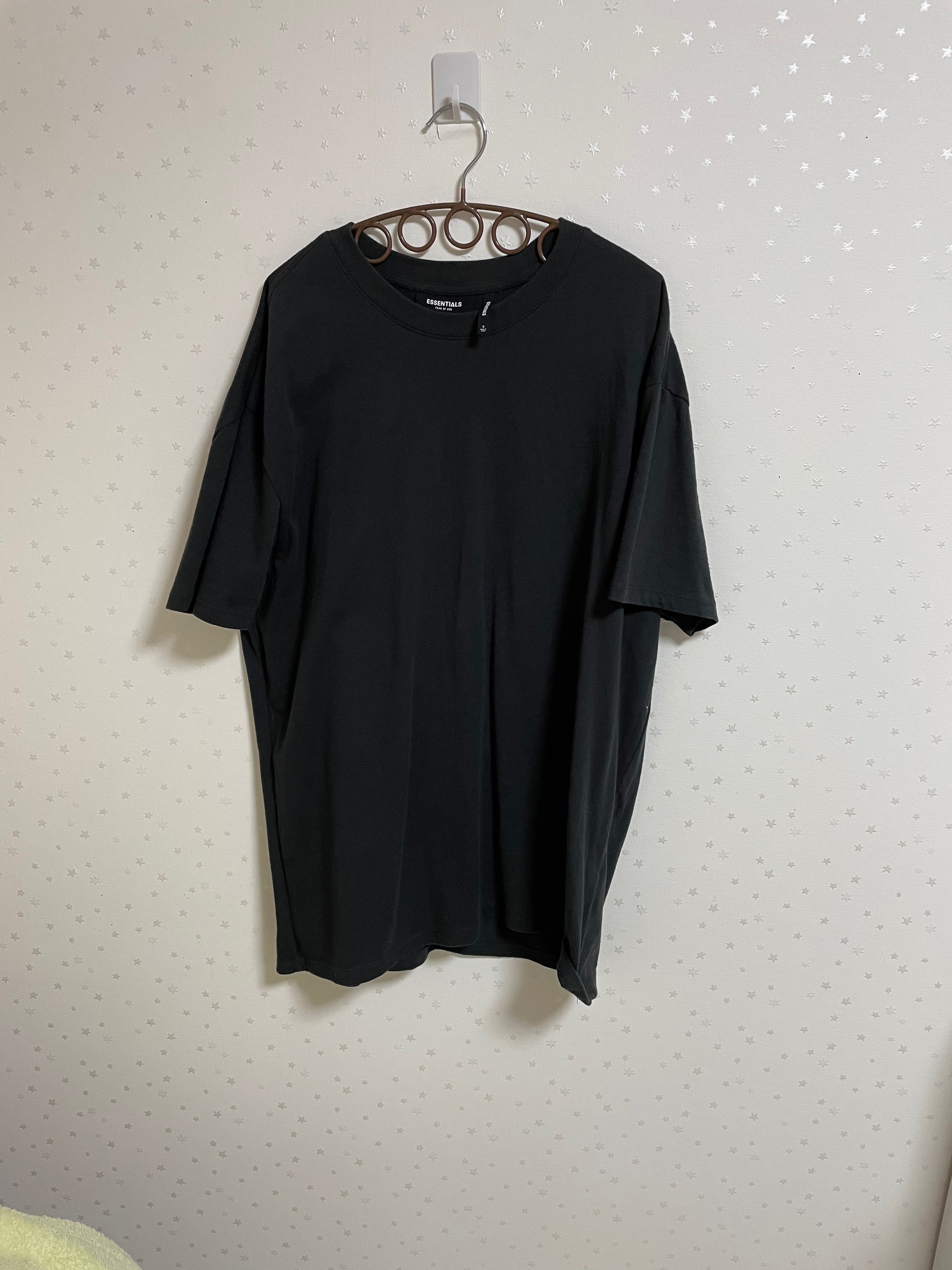 FEAR OF GOD ESSENTIALS 3M Logo Boxy T-shirt "Black"