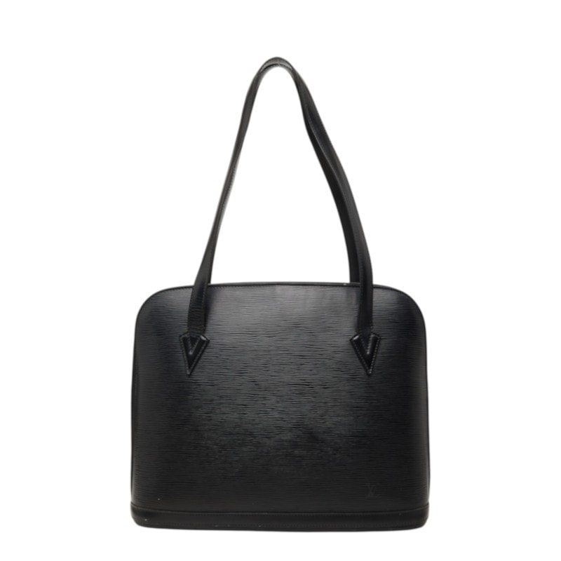 ルイ ヴィトン エピ リュサック トートバッグ ショルダーバッグ M52282 ノワール ブラック レザー レディース LOUIS VUITTON 中古