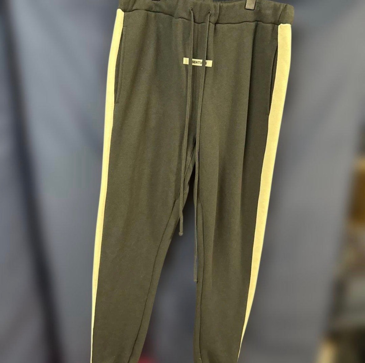 FEAR OF GOD ESSENTIALS Side Stripe Sweatpants (FW19) "Black"