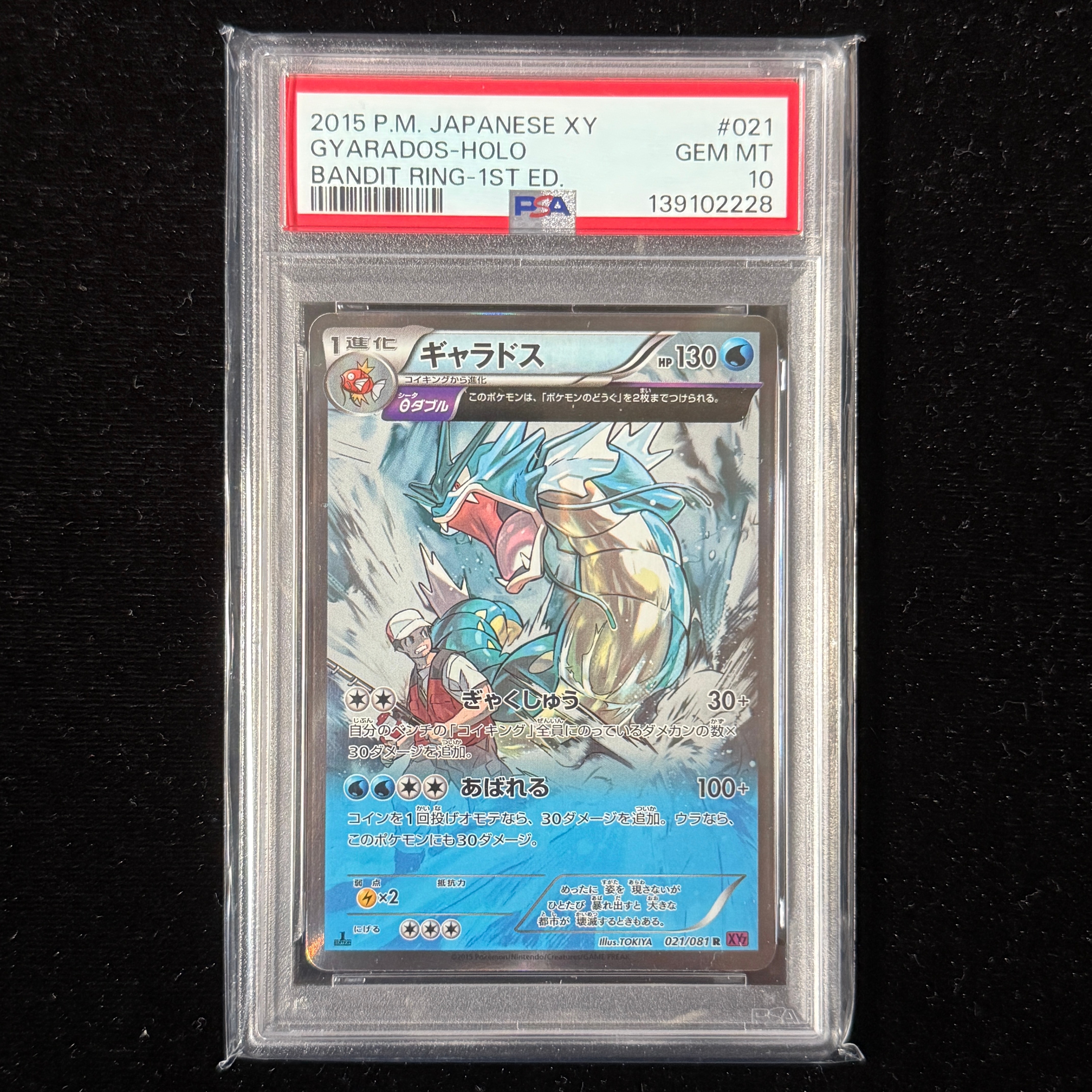 ギャラドス R :1ED [XY7 021/081](拡張パック「バンデットリング」)