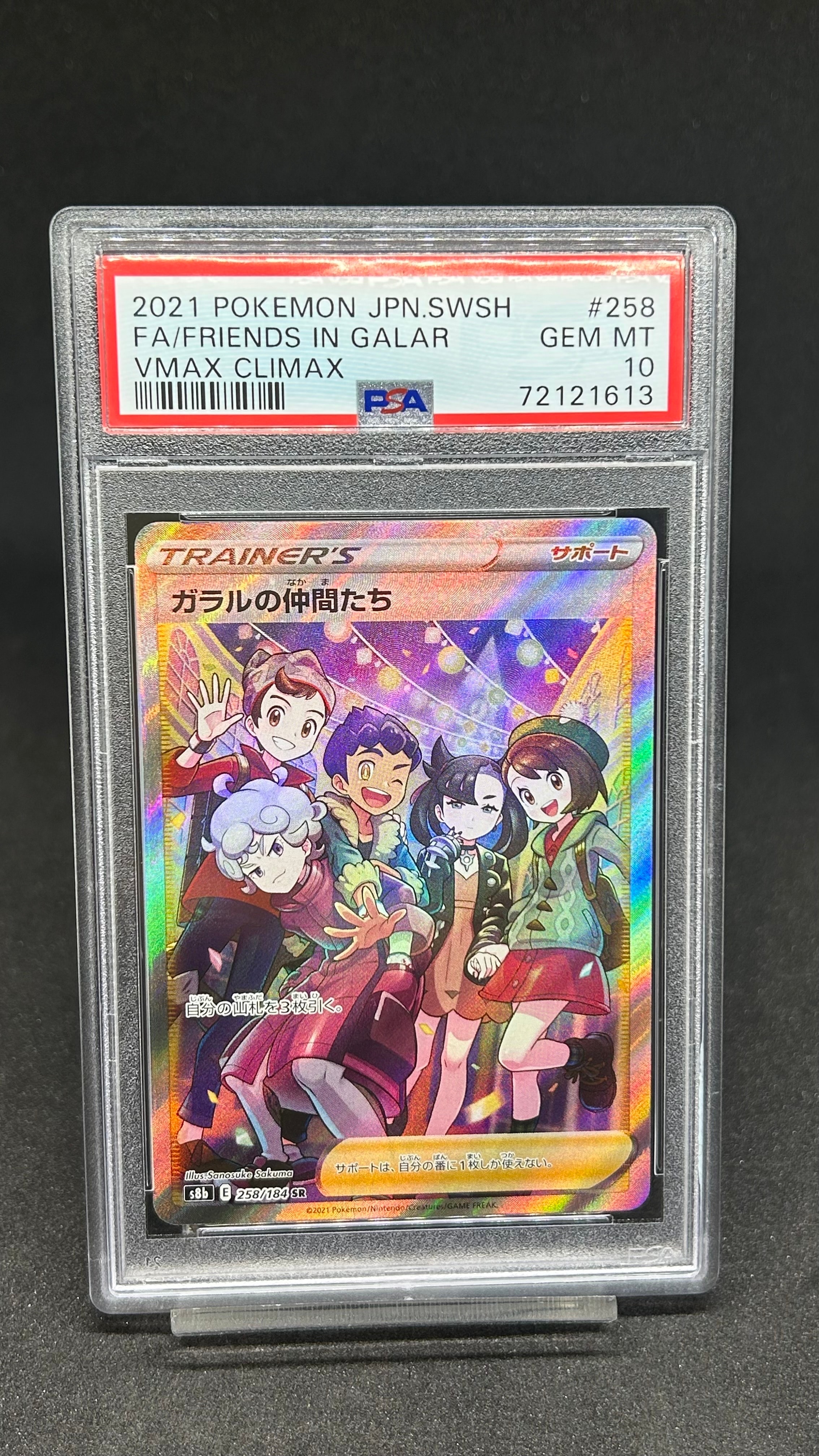 ガラルの仲間たち SR[S8b 258/184](ハイクラスパック「VMAXクライマックス」)