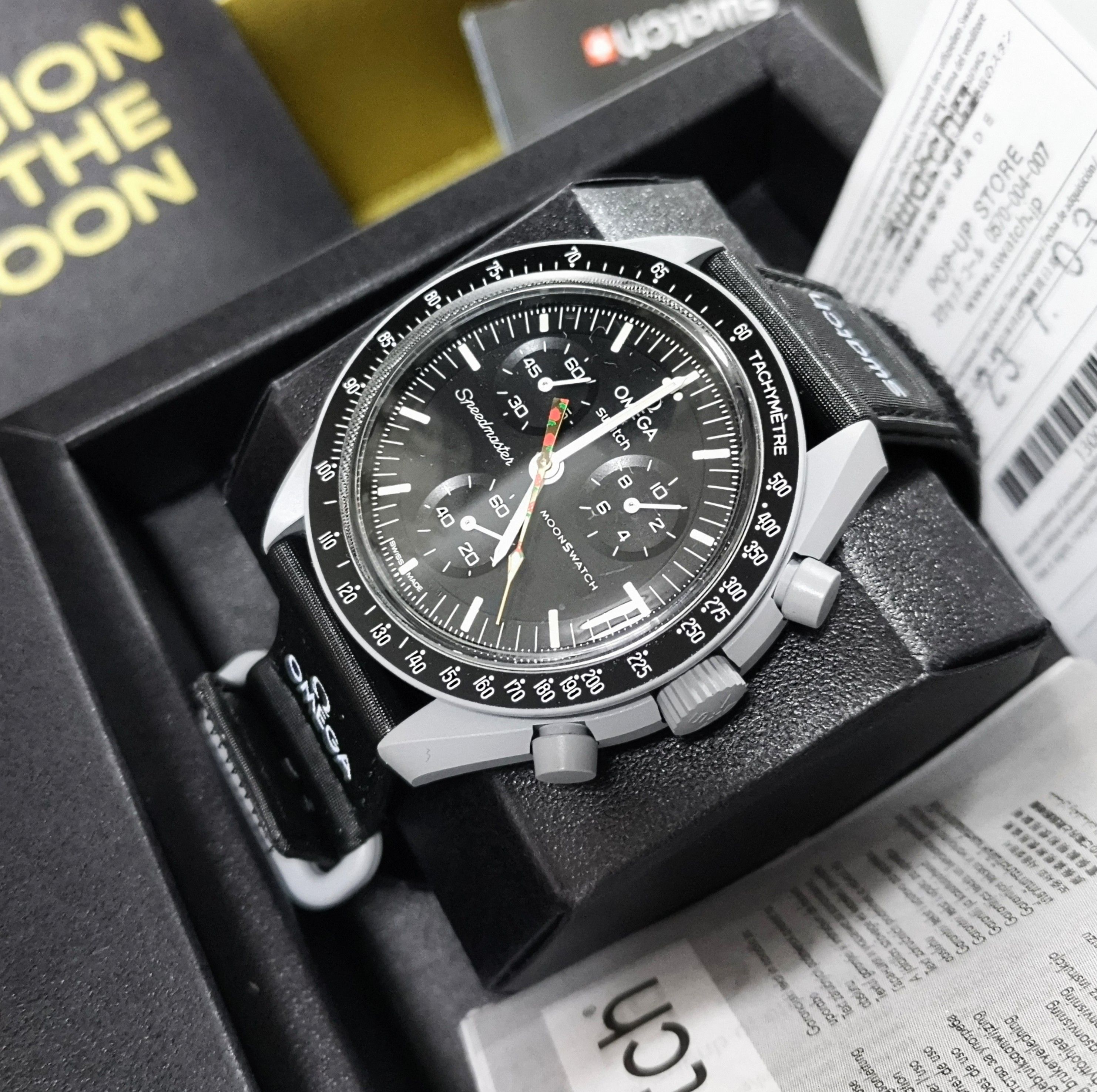 Swatch × OMEGA BIOCERAMIC MoonSwatch "Mission to Moonshine" SO33M102-107